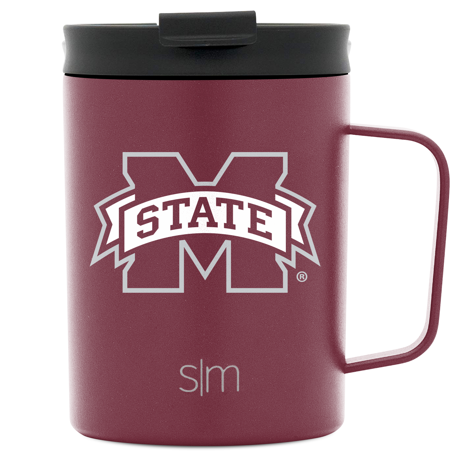 Collegiate Scout Coffee Mug with Flip Lid - Mississippi State