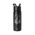 NBA Summit Water Bottle with Straw Lid - 20oz / OKC Thunder Arc on Black