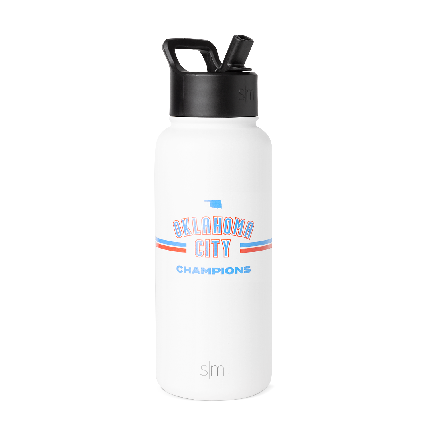 NBA Summit Water Bottle with Straw Lid - 32oz / OKC Thunder Skyline