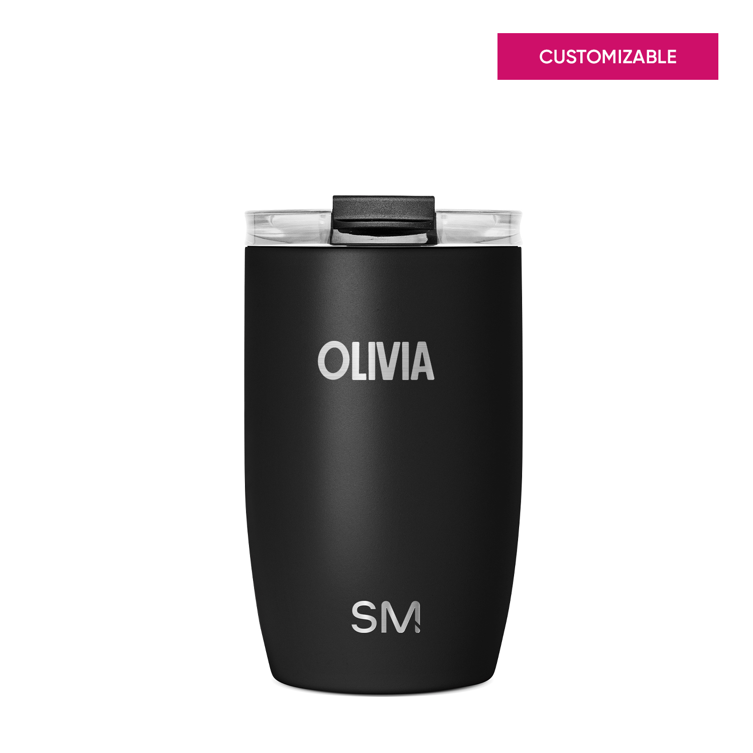 Voyager Tumbler with Clear Flip Lid & Straw
