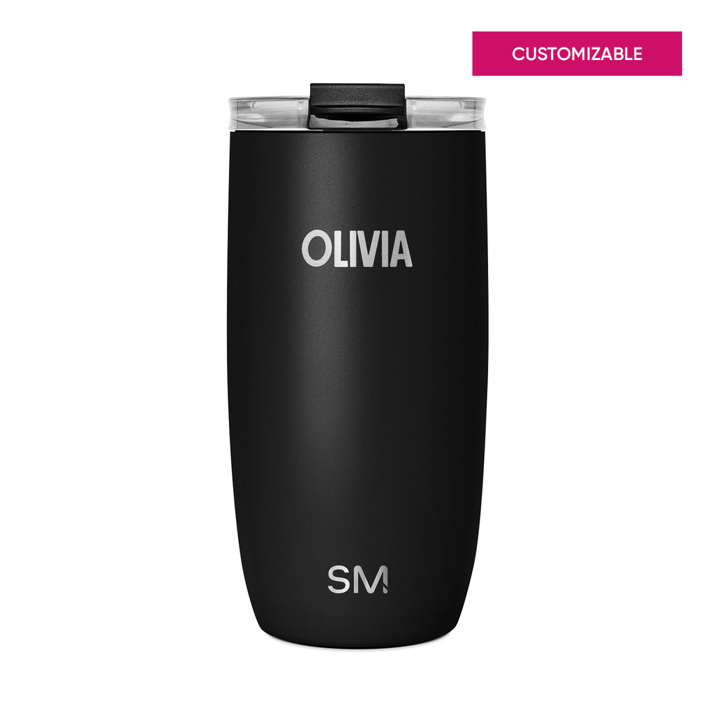 Voyager Tumbler with Clear Flip Lid & Straw