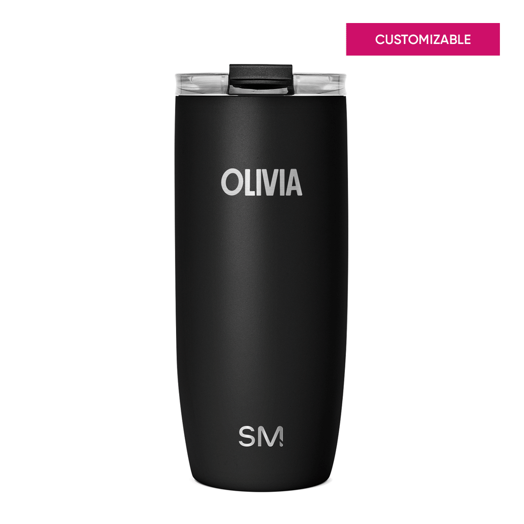 Voyager Tumbler with Clear Flip Lid & Straw