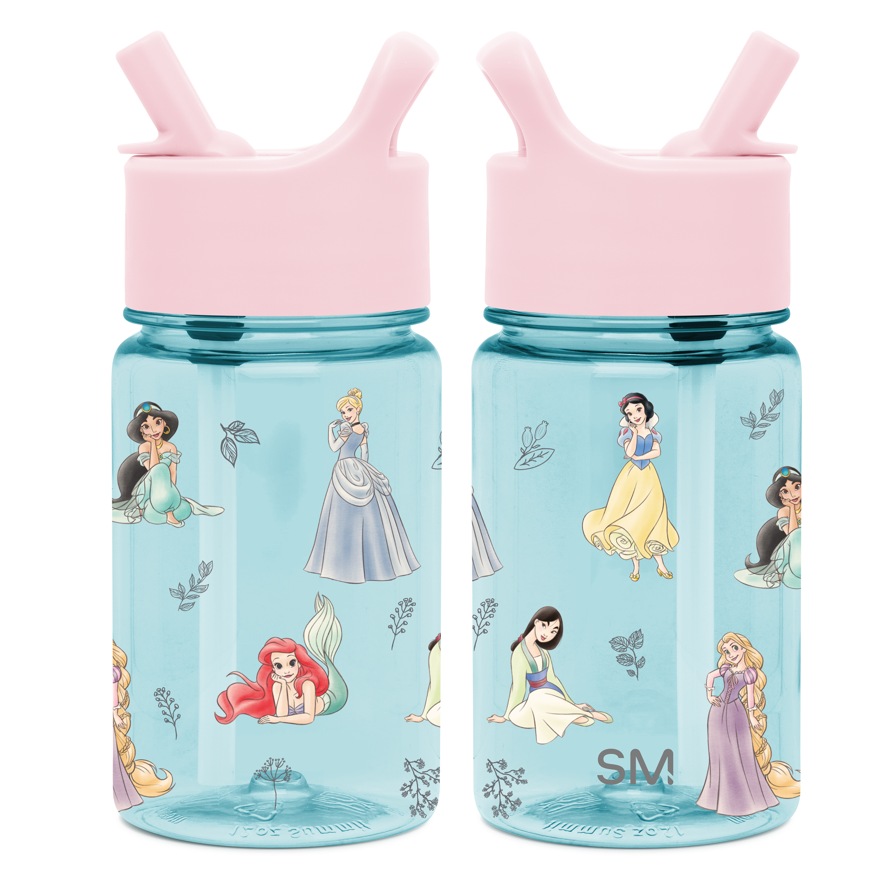 Summit Kids Plastic Water Bottle with Straw Lid