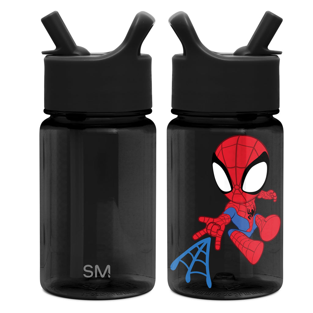Summit Kids Plastic Water Bottle with Straw Lid