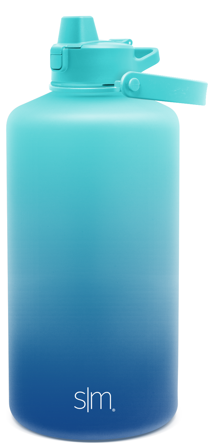 Plastic Summit With Simple Flip Silicone Straw Lid - 128oz / Pacific Dream