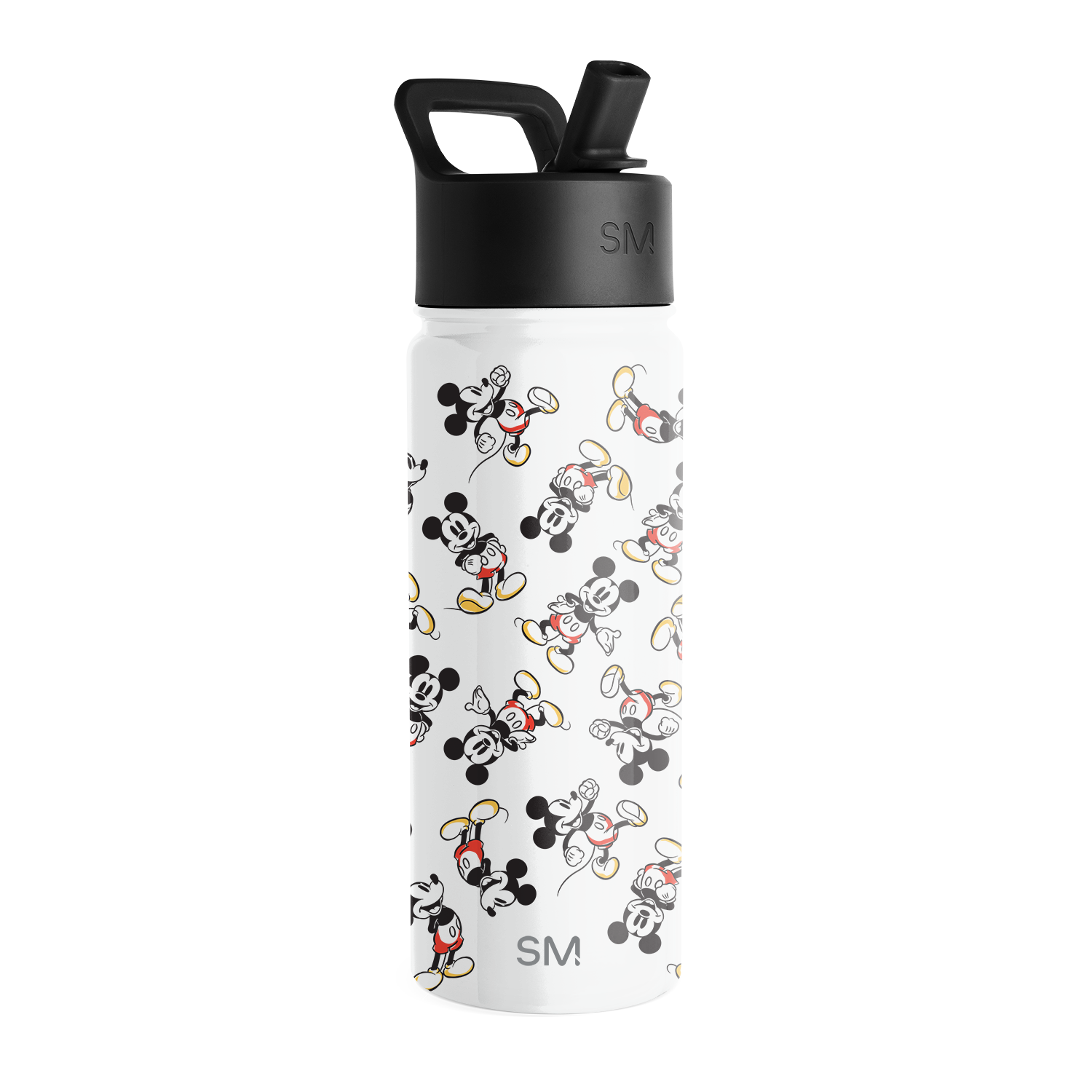 Summit Kids Water Bottle with Straw Lid - 18oz - SM - Mickey Mouse Retro