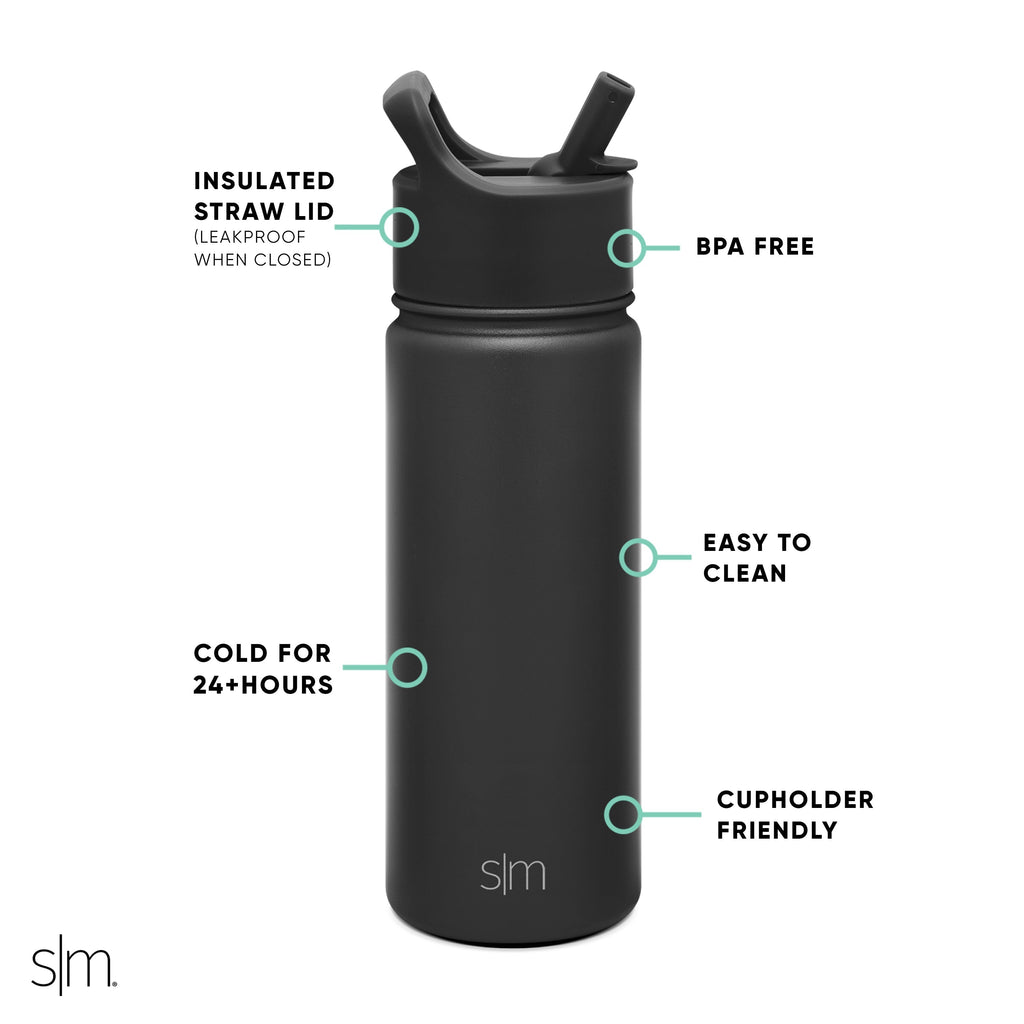 Summit Kids Water Bottle with Straw Lid - 18oz - SMF