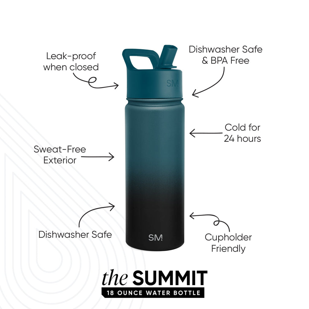 Summit Kids Water Bottle with Straw Lid - 18oz - SMF