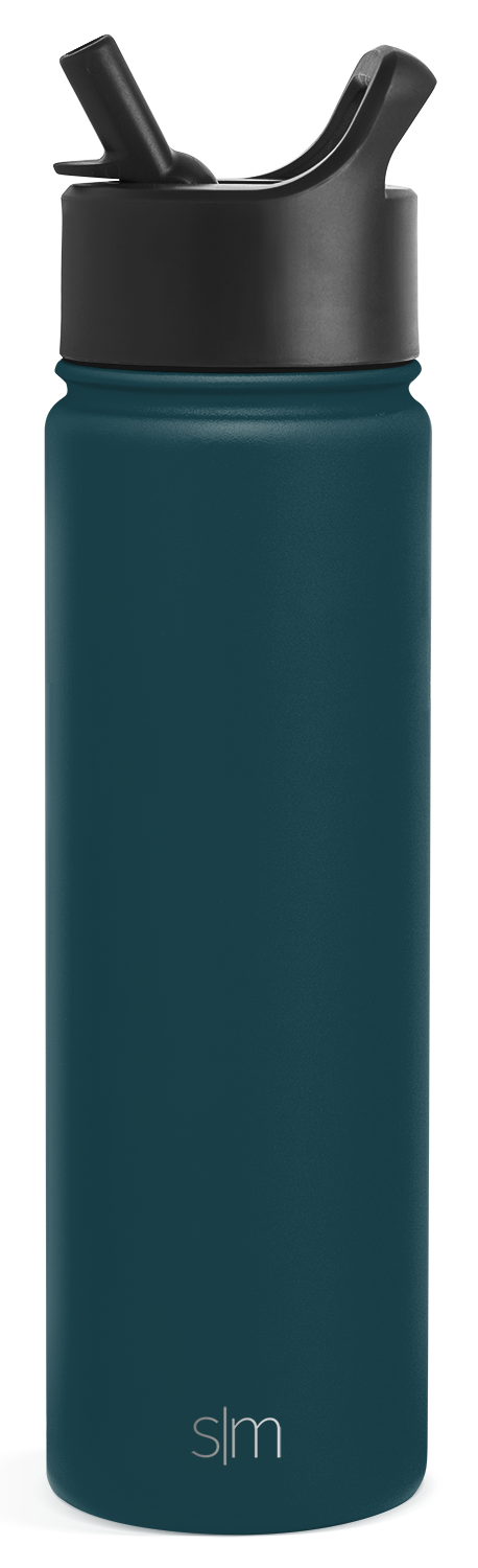 Summit Water Bottle with Straw Lid - 22oz / Riptide