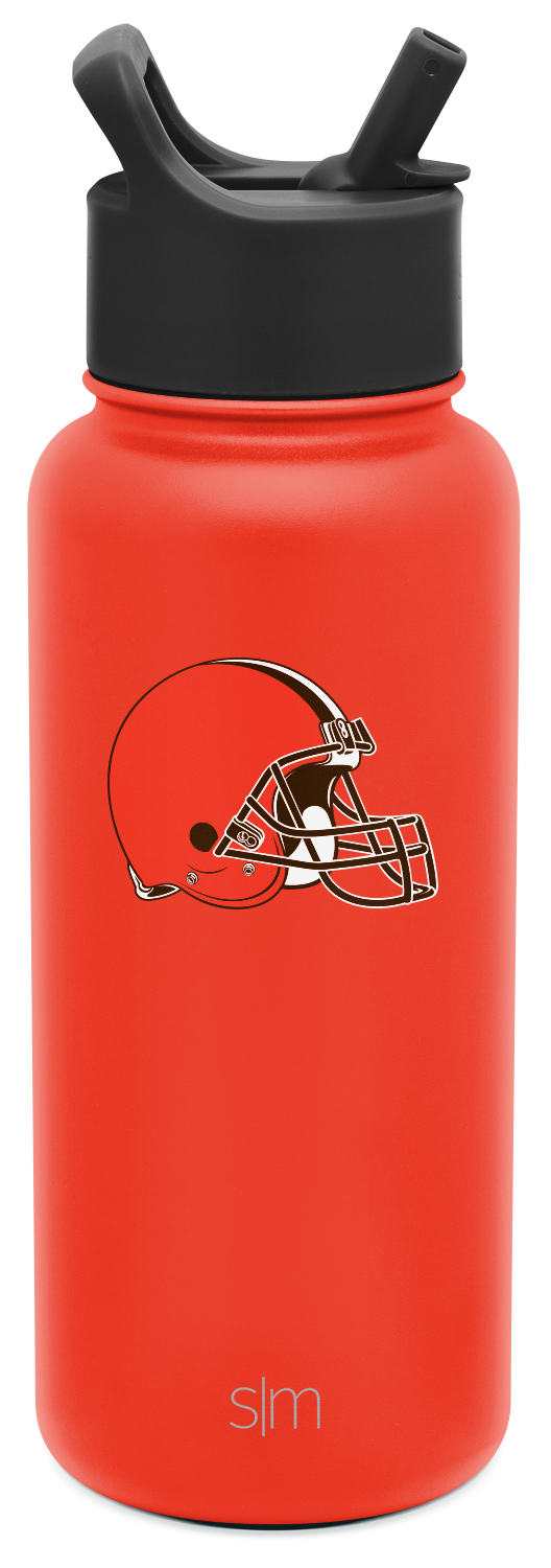 NFL Summit Insulated Water Bottle with Straw Lid - Cleveland Browns / SM