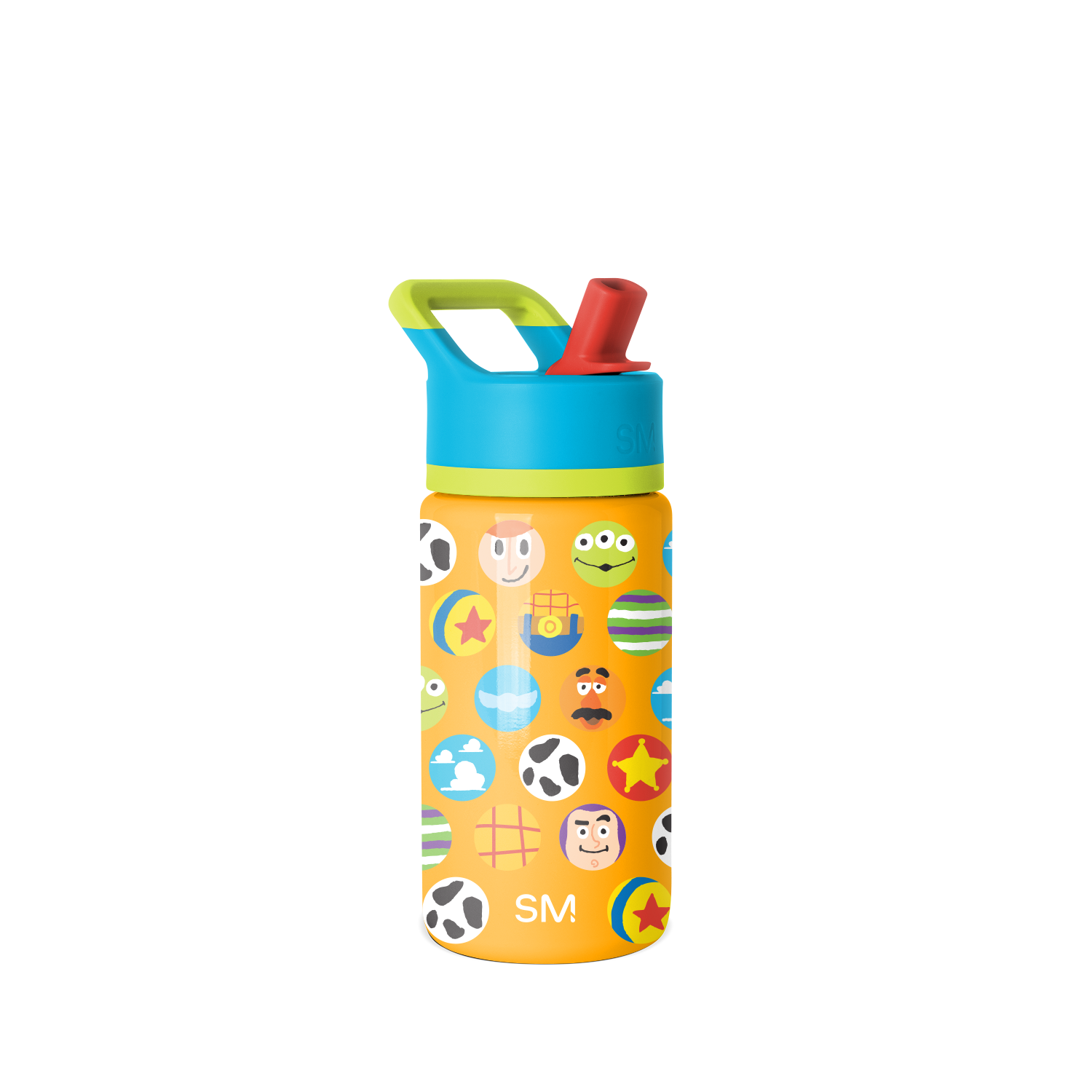 Summit Kids Water Bottle with Straw Lid - 14oz - Toy Story Circle Time / Straw / SM2