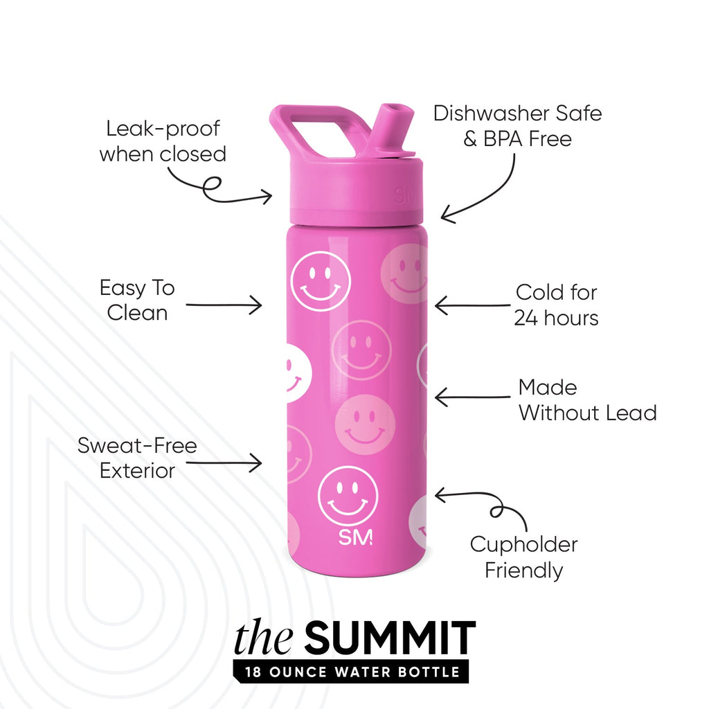 Summit Kids Water Bottle with Straw Lid - 14oz