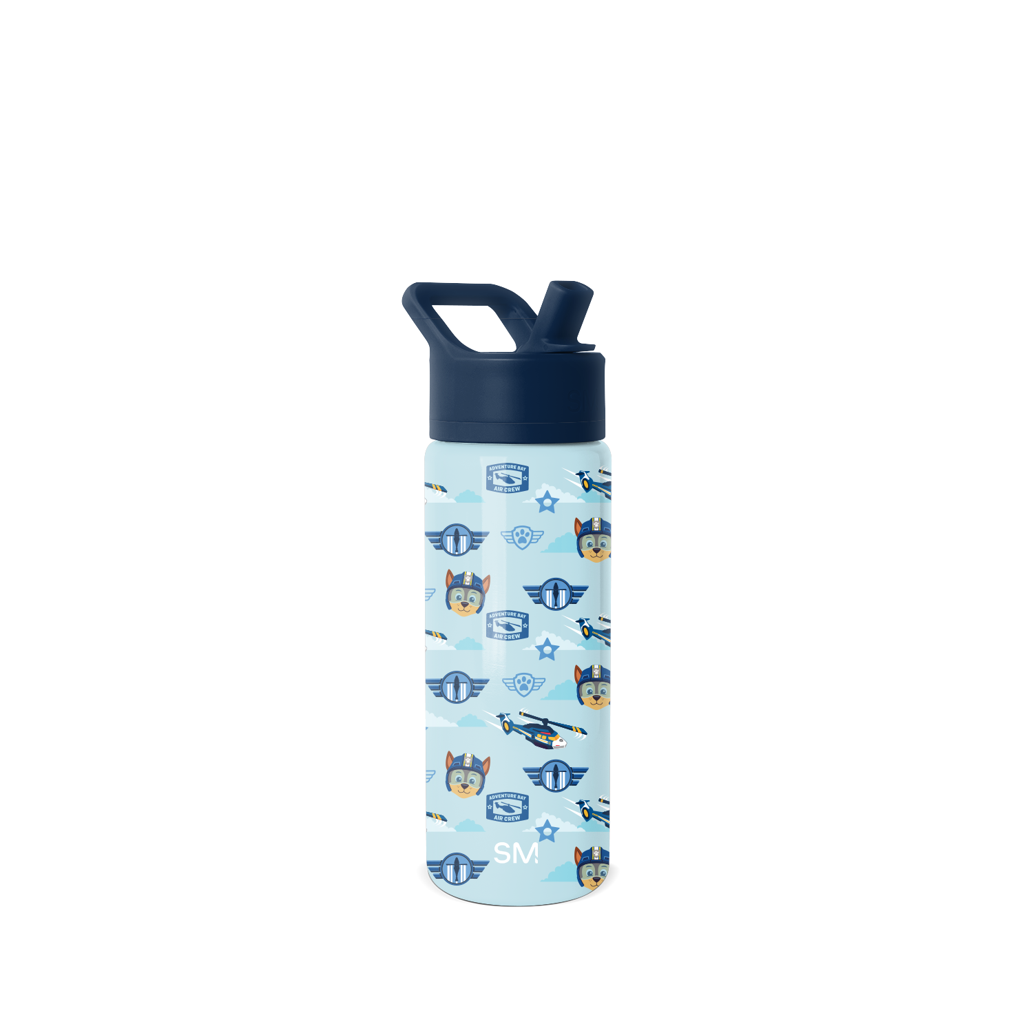 Summit Kids Water Bottle with Straw Lid - 18oz - SM2 - Paw Patrol Helicopter Chase