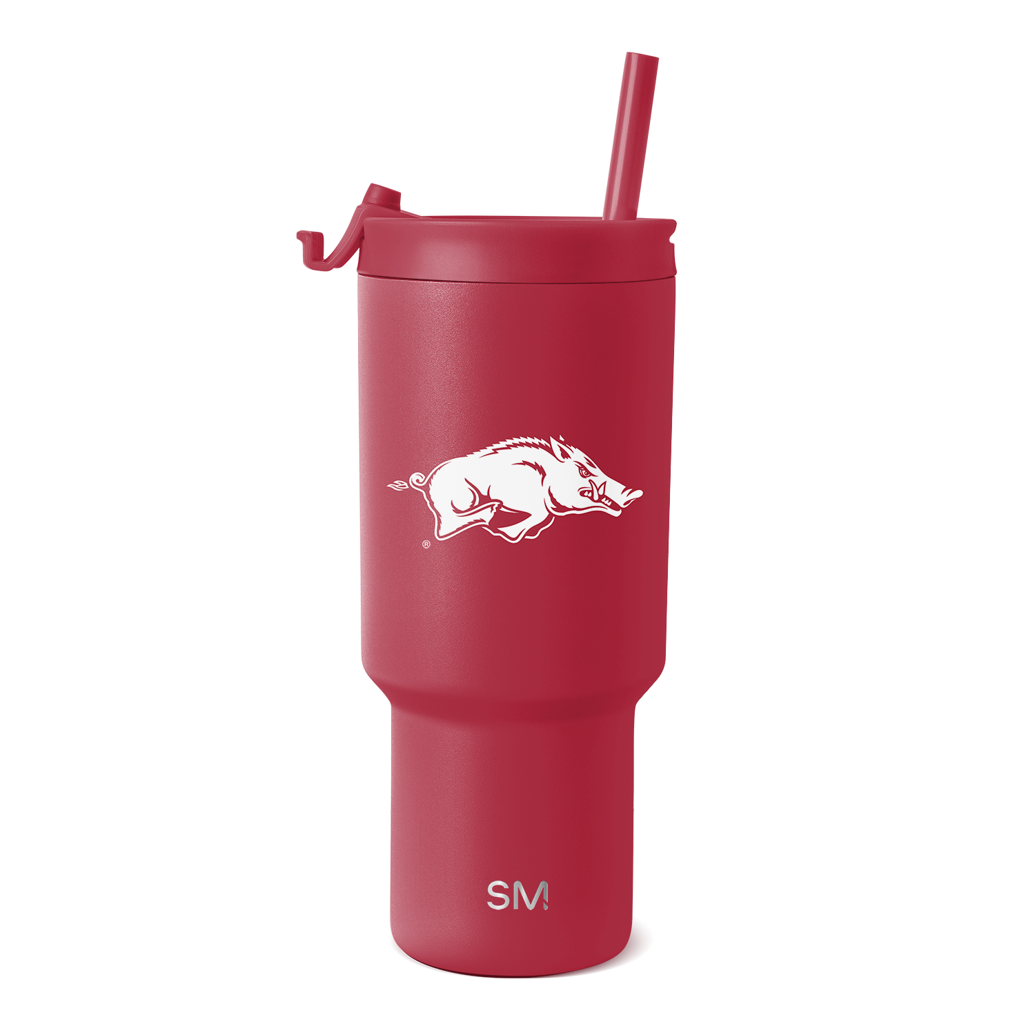 Collegiate Trek Tumbler - 30oz / Arkansas / Flip + Straw