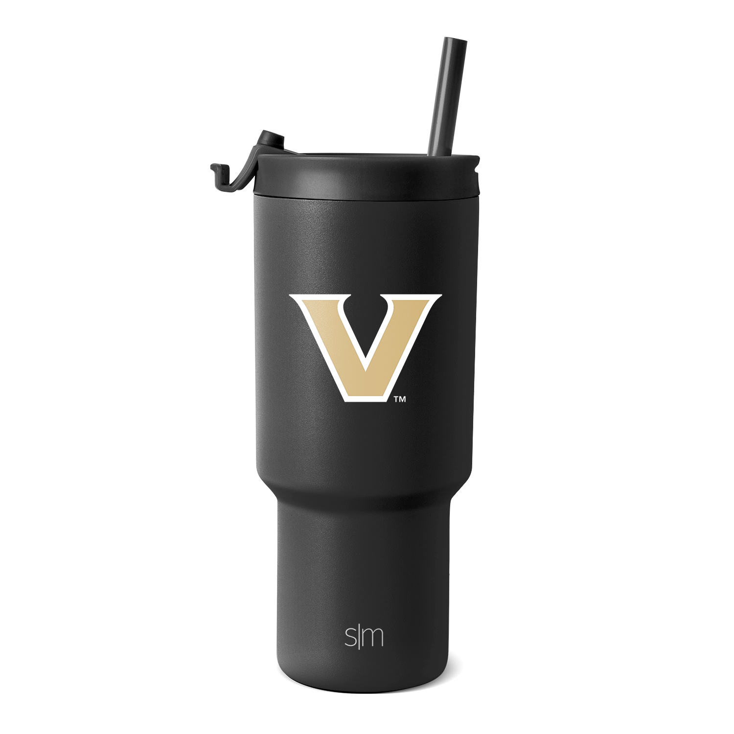 Collegiate Trek Tumbler - 30oz / Vanderbilt / Flip + Straw