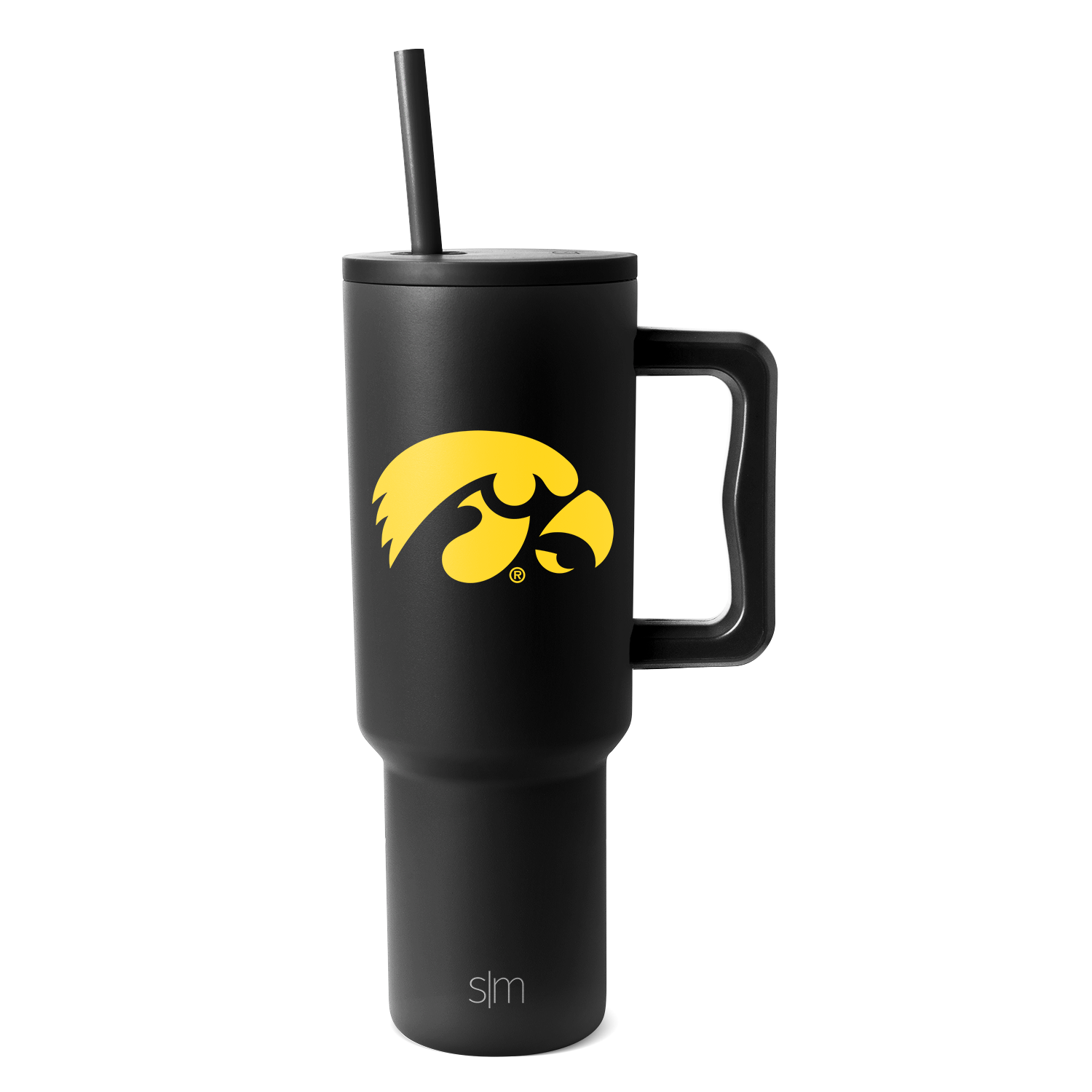 Collegiate Trek Tumbler - 40oz / Iowa / Straw