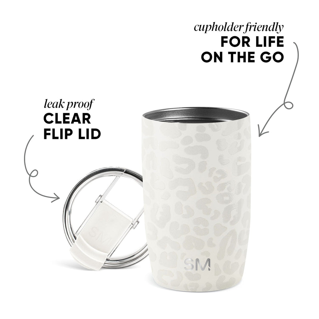 Voyager Tumbler with Clear Flip Lid & Straw