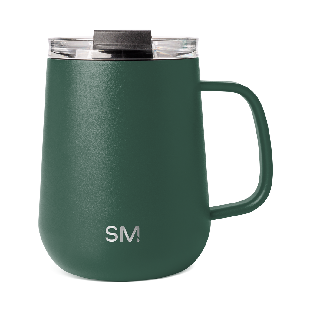 Voyager Coffee Mug with Handle - 12 oz - Forest